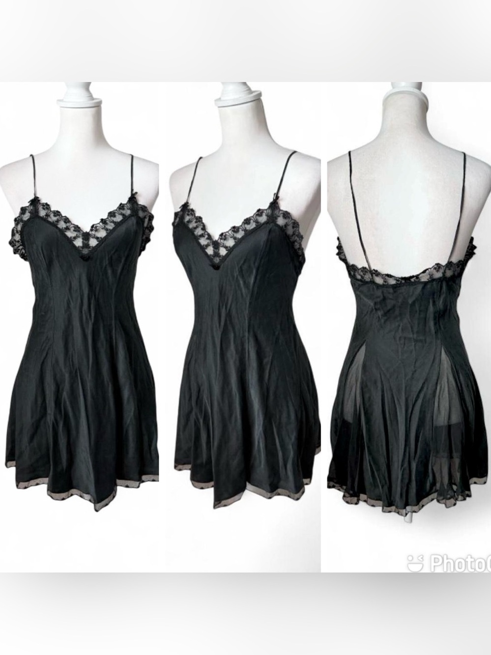 Anne Lewin Silk Slip Dress